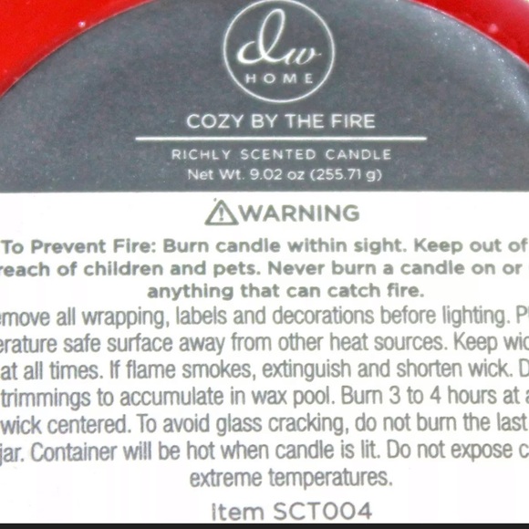 DW HOME CANDLE COZY BY THE FIRE SCOTTIE SCENTED NEW - Picture 5 of 5